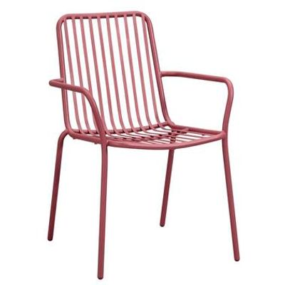 Stapelstoel Vence - rood - 83x55x63 cm