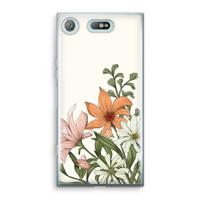 Floral bouquet: Sony Xperia XZ1 Compact Transparant Hoesje - thumbnail