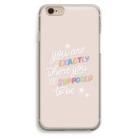 Right Place: iPhone 6 / 6S Transparant Hoesje