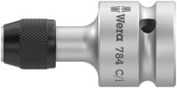 Wera 784 C 1/2" Adapter met snelwisselfunctie, 1/4 duim x 50 mm - 1 stuk(s) - 05042760001