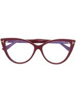 TOM FORD Eyewear lunettes de vue à monture papillon - Rouge