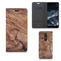 Nokia 5.1 (2018) Book | Wallet Case | Tree Trunk