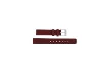 Horlogeband Davis BB1204R Leder Rood 14mm