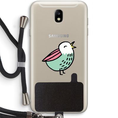 Birdy: Samsung Galaxy J7 (2017) Transparant Hoesje met koord