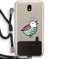 Birdy: Samsung Galaxy J7 (2017) Transparant Hoesje met koord