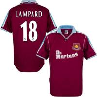 West Ham United Retro Voetbalshirt 2000-2001 + Lampard 18