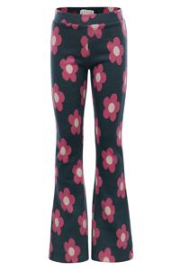 LOOXS Little Meisjes broek - Floral jacquard