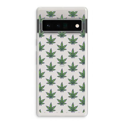 Weed: Google Pixel 6 Pro Transparant Hoesje