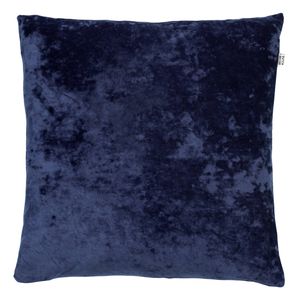 Dutch Decor - SKY - Kussenhoes velvet 45x45 cm - Insignia Blue - donkerblauw