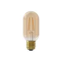 LED volglas Filament buismodel lamp 220-240V 3.5W 250lm E27 T45x110, Goud 2100K Dimbaar - Calex
