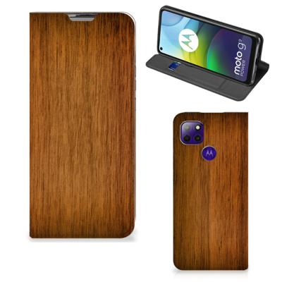 Motorola Moto G9 Power Book | Wallet Case | Donker Hout