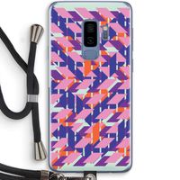 Skew Blush 3: Samsung Galaxy S9 Plus Transparant Hoesje met koord