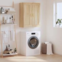 Wandkast 69,5x34x90 cm bewerkt hout sonoma eikenkleurig