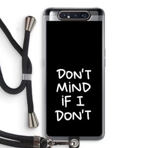 Don't Mind: Samsung Galaxy A80 Transparant Hoesje met koord