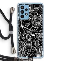 Vexx Black City : Samsung Galaxy A52 Transparant Hoesje met koord