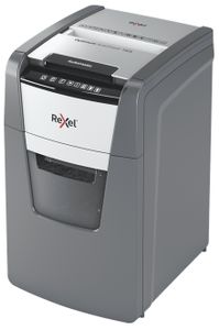 Rexel Optimum AutoFeed+ 150X Papierversnipperaar 150 vellen Cross cut 4 x 28 mm P-4 44 l Ook geschikt voor Paperclips, Nietjes, Creditcards