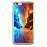Fire & Ice: iPhone 6 Plus / 6S Plus Transparant Hoesje