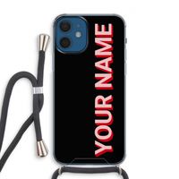 Namecase: iPhone 12 Transparant Hoesje met koord