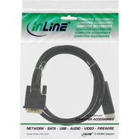 InLine 17111 video kabel adapter 1 m DVI-D DisplayPort Zwart - thumbnail