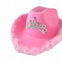 Roze Cowgirl hoed - thumbnail