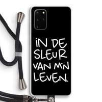 De Sleur: Samsung Galaxy S20 Plus Transparant Hoesje met koord