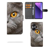 Telefoonhoesje | Met pasjeshouder | Xiaomi Redmi Note 13 Pro Plus Britse Korthaar