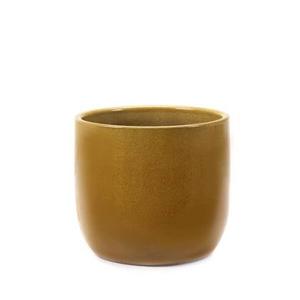 Serrax Bloempot Pot Honey Geel D 22 cm H 20 cm