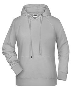 James & Nicholson JN8023 Ladies´ Hoody - /Ash-(Heather) - XL