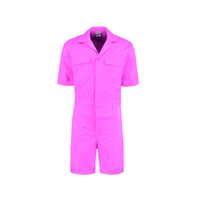 Roze korte zomer overall voor volwassenen Roze korte zomer overall voor volwassenen