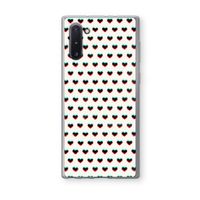 Hartjes: Samsung Galaxy Note 10 Transparant Hoesje
