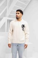 Off The Pitch Boucle Grip Sweater Heren Gebroken Wit - Maat XL - Kleur: Gebroken Wit | Soccerfanshop