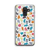 Kleurrijke katten: Samsung Galaxy J8 (2018) Transparant Hoesje