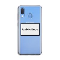 Ambitchious: Samsung Galaxy A40 Transparant Hoesje