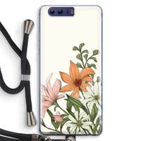 Floral bouquet: Honor 9 Transparant Hoesje met koord