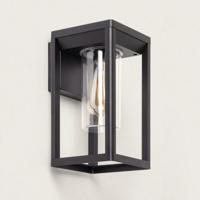 Buitenlamp zwart metaal E27 fitting &apos;Sagar&apos; geschikt voor Hue IP44