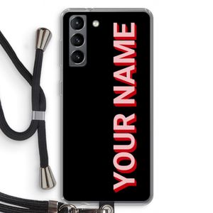 Namecase: Samsung Galaxy S21 Transparant Hoesje met koord