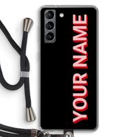 Namecase: Samsung Galaxy S21 Transparant Hoesje met koord