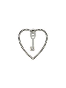 Yvonne Léon 18kt gold and diamond Heart Earrings - Argent