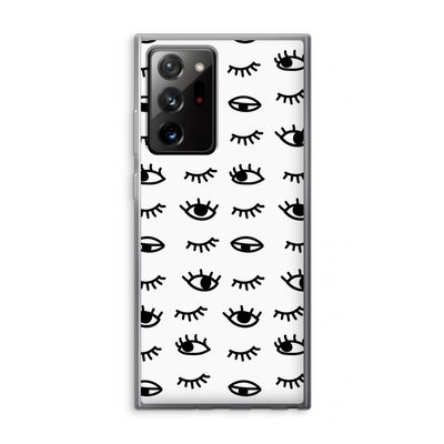 Eye pattern #2: Samsung Galaxy Note 20 Ultra / Note 20 Ultra 5G Transparant Hoesje