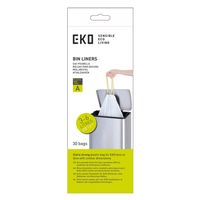 EKO - Afvalzakken 3-6 ltr (A), EKO (24x30 stuks) - Plastic - wit - thumbnail
