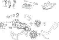 Sram achterderailleur "gx eagle axs" rear derail. gx eagle axs 12sp lunar