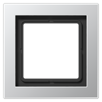 Jung LS990 Design Afdekraam Aluminium 1-voudig ALD2981