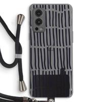 Moroccan stripes: OnePlus Nord 2 5G Transparant Hoesje met koord - thumbnail