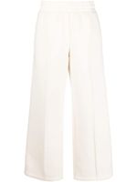 Jil Sander pantalon en laine vierge à taille élastique - Blanc - thumbnail