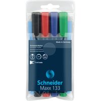Viltstift Schneider Maxx 133 beitel set Ãƒ 4 kleuren - thumbnail