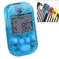 Mini professionele elektronische Piano viool Clip metronoom van de kwalitatief hoogwaardige digitale Tuner M50(Blue)