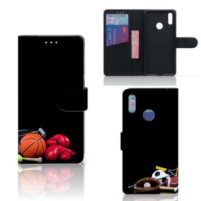 Huawei Y7 (2019) | Wallet Case | met Pasjes | Sports