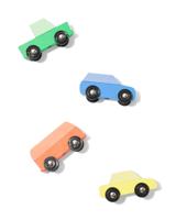 HEMA Uitdeelauto's hout - 4 stuks