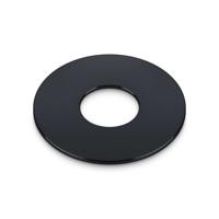 Schaller Toggle Switch Plate Metaal Zwart 15200400