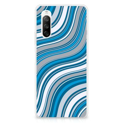 Sony Xperia 10 III | TPU bumper | Waves Blue